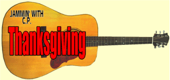 Thanksgiving guitar graphic